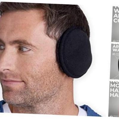 Ear Muffs for Men & Women - Winter Ear Warmers Behind the Head Style - Ear